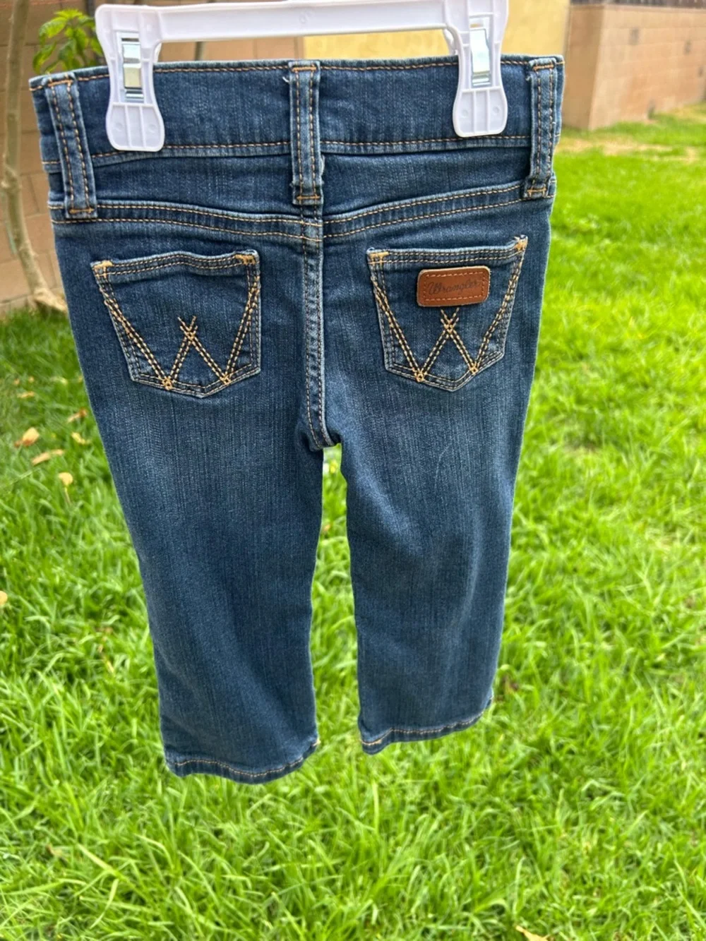 Wrangler Kids Dark Blue Stretch Denim Jeans